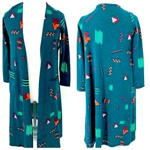 Lula Roe Sarah Sweater *NWT* Aztec teal